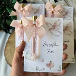  Kelebek Konseptli Kolonya Bebek Hediyeliği