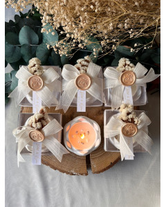 Statüs Çiçekli Lotus Mumluk 