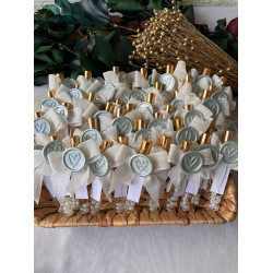 Kişiye Özel Kalp Mühürlü Kolonya Şişesi Hediyelik