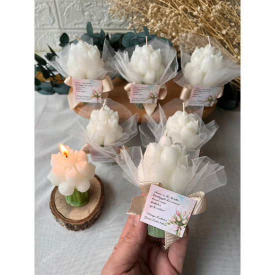 Dünya Kadınlar Gününe Özel Lale Mum 